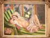 "Odalisque couchee aux magnolias" by Henri Matisse is seen during a Christie's preview presenting the collection of Peggy and David Rockefeller, in New York on April 27, 2018, to be auctioned next May 8-10, 2018. The collection will have paintings by Pablo Picasso, Henri Matisse, Claude Monet, Joan Miro, Paul Gauguin and other artists. / AFP PHOTO / HECTOR RETAMAL / RESTRICTED TO EDITORIAL USE - MANDATORY MENTION OF THE ARTIST UPON PUBLICATION - TO ILLUSTRATE THE EVENT AS SPECIFIED IN THE CAPTION